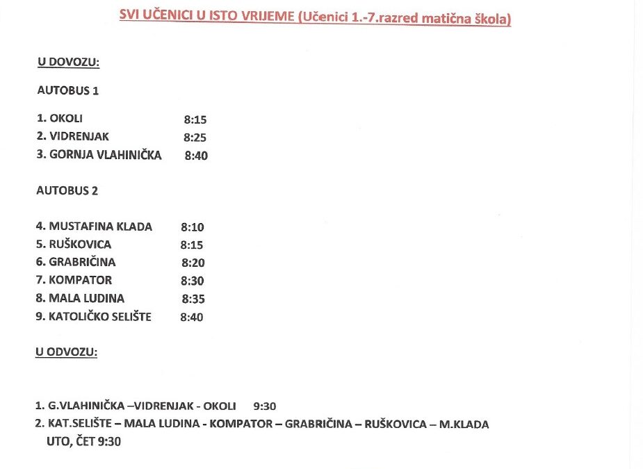 Prijevoz učenika 2.7.2025.