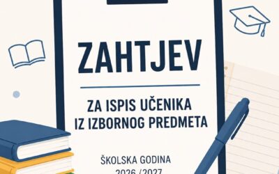 Obavijest za roditelje i učenike